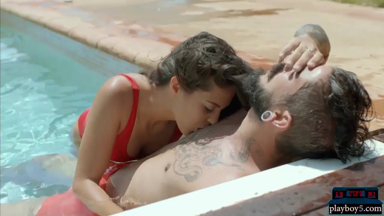 Pool Lifeguard - Spanish lifeguard beauty saves a guy | PornGem